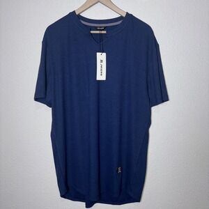 Mens V-Neck Muscle Slim Henley Shirt XLWorkout Gym Athletic ShirtSummer Fashion…